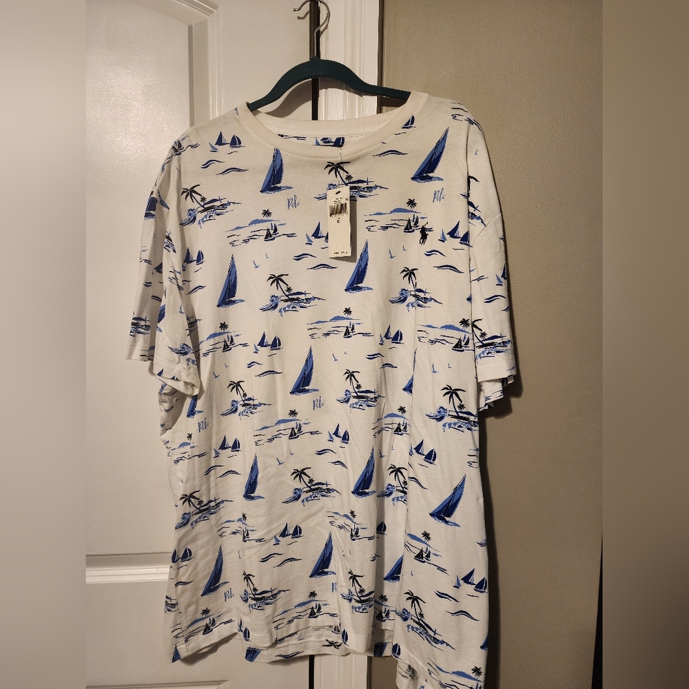 Ralph Lauren Sailboat Print T-Shirt